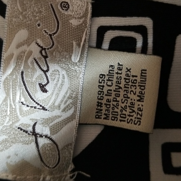 J VALDI Women's Sundress Geometric Print Sz Med - Picture 3 of 4